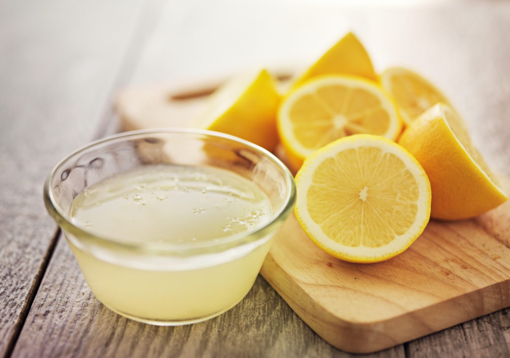 how to use lemon juice