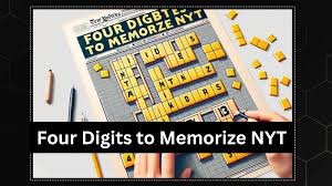 four digits to memorize nyt