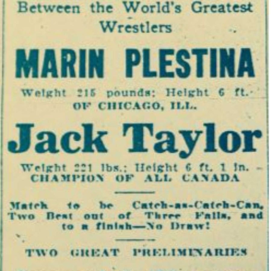 canadian wrestler jack taylor