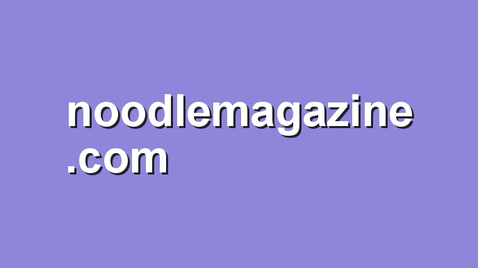 noodlemagazine